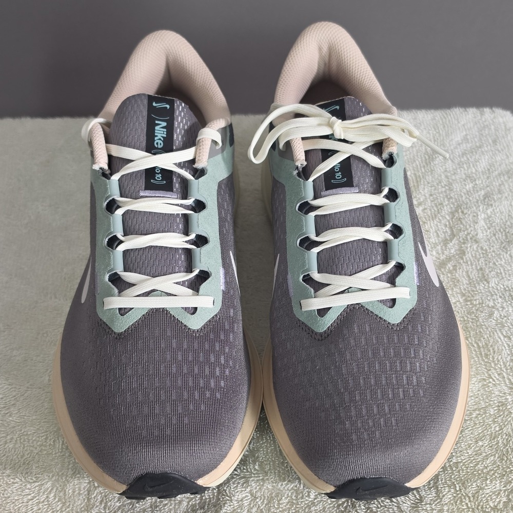 Nike Air Winflo 10 Men's Running Shoes Mesh Flat Pewter/Photon Dust Size 11.5 - Picture 5 of 9